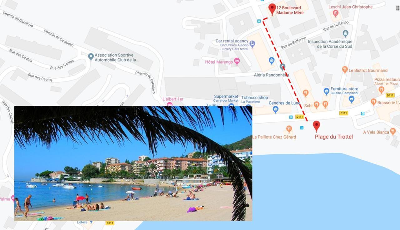 **** Mer Sea 1 A 8 Personnes 80M2 A 120M De La Mer **** Ajaccio  Eksteriør bilde